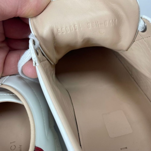 Gucci Ace sneakers like new, white, size 38.5 (real 39)