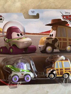 Disney Pixar Cars x Toy Story Buzz Lightyear & Woody 2-Pack new