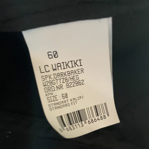 LC Waikiki Flat Cap men's size 60, like new, dark gray