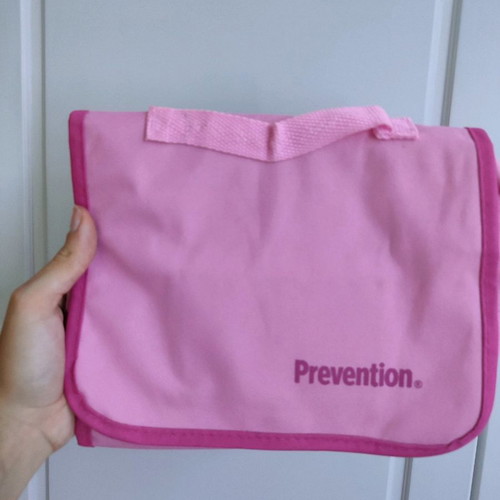 Toiletry bag that opens used for travel