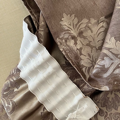 Curtains with tape like new, set of 2 pieces