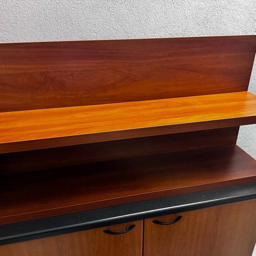 Furniture with bench and used shelves one single and one double