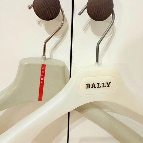 Hangers like new, pack of 3, Bally, Prada, Donna Karan