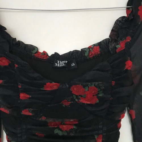 Tiger Mist sexy mini dress like new, size XS/S, black and red