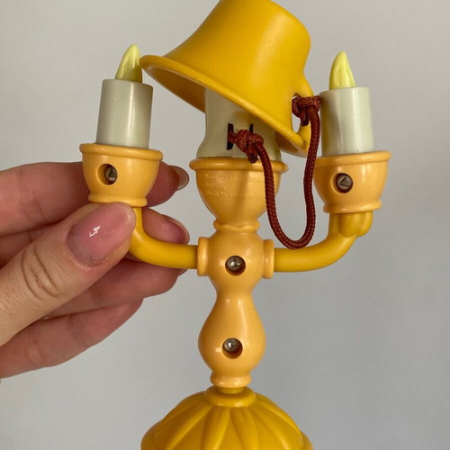 Disney Beauty and the Beast Lumiere PVC figure 2002, used