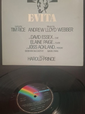 Evita original London cast recording vinyl used
