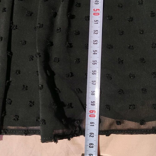Inditex embroidered blouse like new, black boho design
