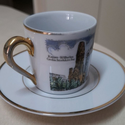 Schedel Bavaria collectible coffee cup like new, Bavarian porcelain