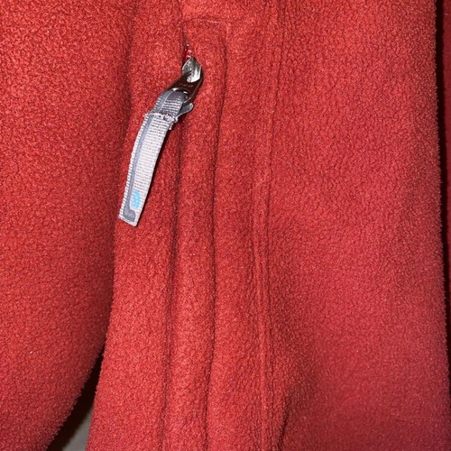 The North Face fleece jacket like new, women's M-L, red