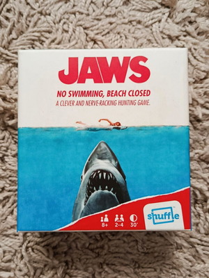 Jaws: No Swimming, Beach Closed board game like new