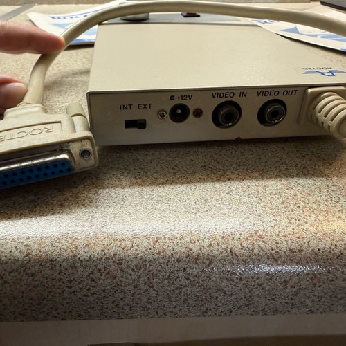 Amiga Commodore RocGen RG300C used with manual and floppy disk