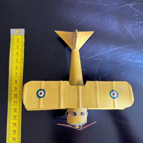 Vintage tin airplane like new for modeling