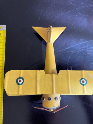 Vintage tin airplane like new for modeling