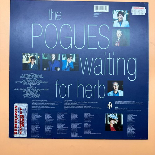 The Pogues Waiting for Herb vinyl used
