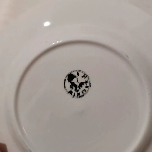 Vintage Minos Plate Set like new, 7 pieces, Greek design