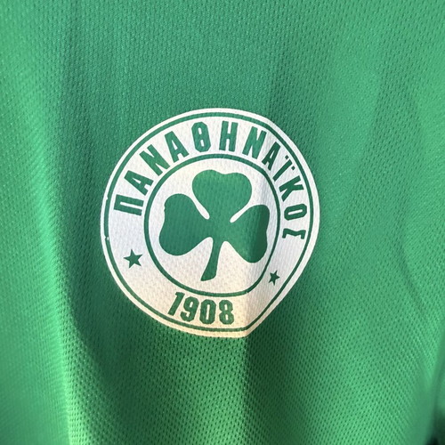 Panathinaikos green sports shirt size XXL with neck defect