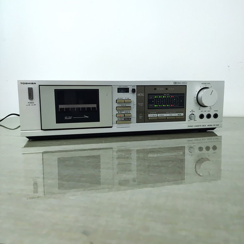 Toshiba PC-G22 cassette deck used, Dolby B, metal tape, Japan 1984