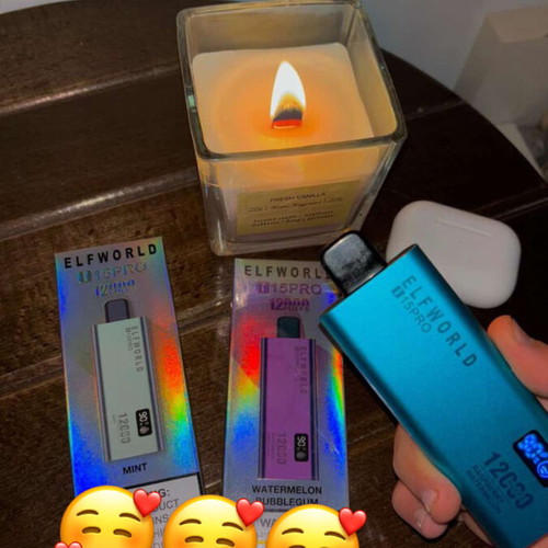 Vape 12,000 new with flavors Watermelon ice, Blue razz ice, Strawberry ice