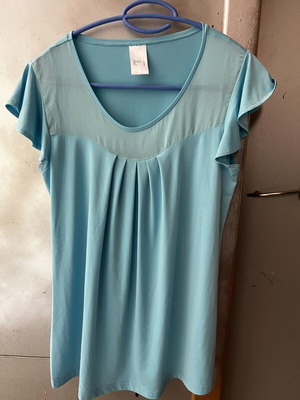 Blouse turquoise large-extra large, unworn