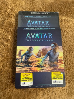 Avatar Way Of The Water 3-Discs Set with 4K and 2 Blu-Ray new