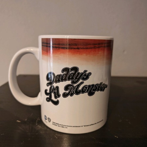 Suicide Squad Harley Quinn Daddy's Lil Monster mug new 300ml