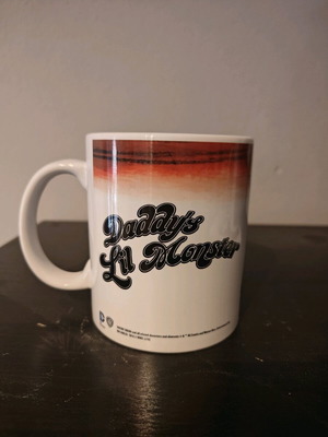 Suicide Squad Harley Quinn Daddy's Lil Monster mug new 300ml