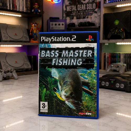 Bass Master Fishing PS2 | With Case & Cover | Excellent Condition