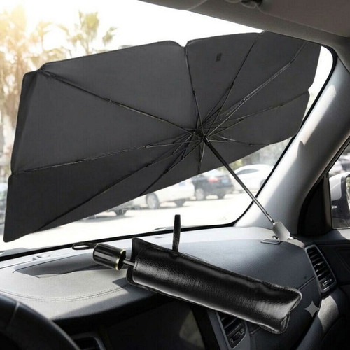 Car windshield sunshade new, 130x76cm, foldable umbrella