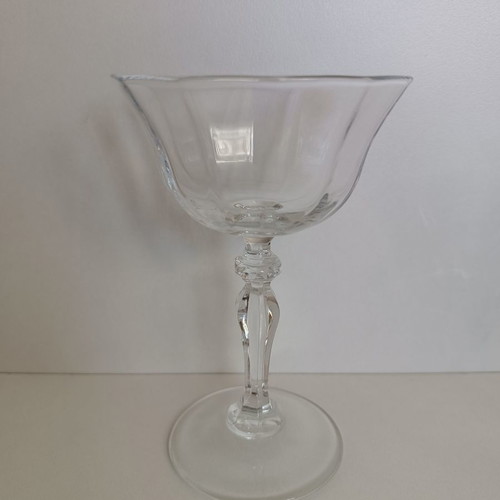 Set of 6 glasses for aperitif or wine used, 14 cm height