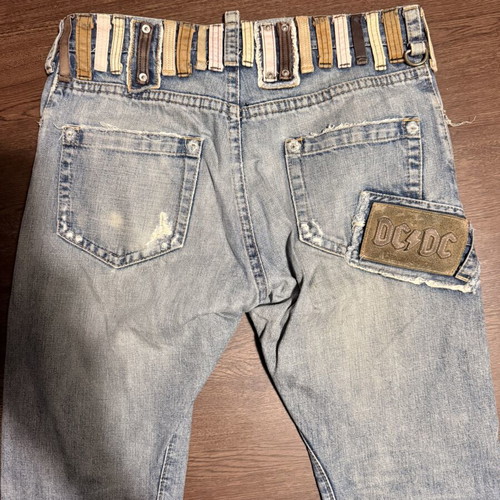 Dsquared² Vintage Distressed Archive Jeans Used, Size 46, Blue