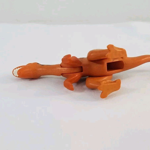Playmobil orange small Velociraptor dinosaur like new