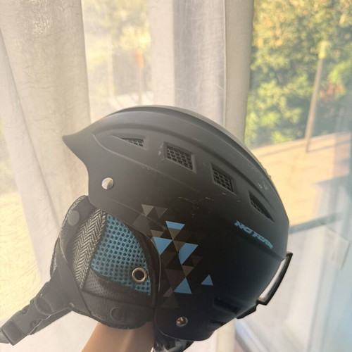 No Fear helmet, black with blue details