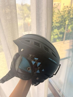 No Fear helmet, black with blue details