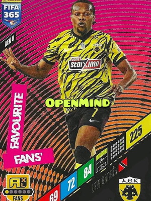 Κάρτα AEK6 Levi Garcia Fans Favourites FIFA 365 2024 Andrenalyn XL καινούργια