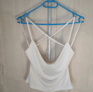 Λευκό χιαστί τοπ Zara