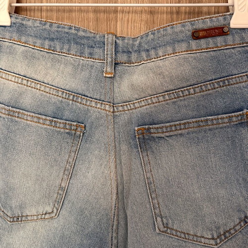 Denim shorts pack of 2 used, Zara pearl detail and Bershka medium size
