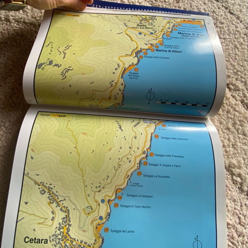 Le 100 spiagge Delma Costeria Amalfitana book like new