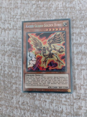 Yu-Gi-Oh Kaiser Glider Golden Burst Secret Rare new