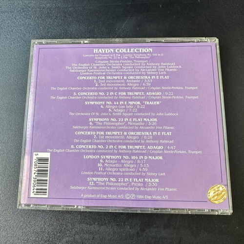 Haydn Collection CD with Trumpet Concerto and Symphonies No. 104, 22, 44