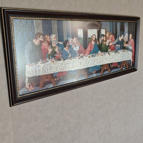 The Last Supper tapestry new, size 136x50 cm, DMC threads
