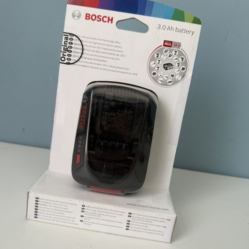 Bosch 18V 3Ah Power for ALL lithium-ion battery new