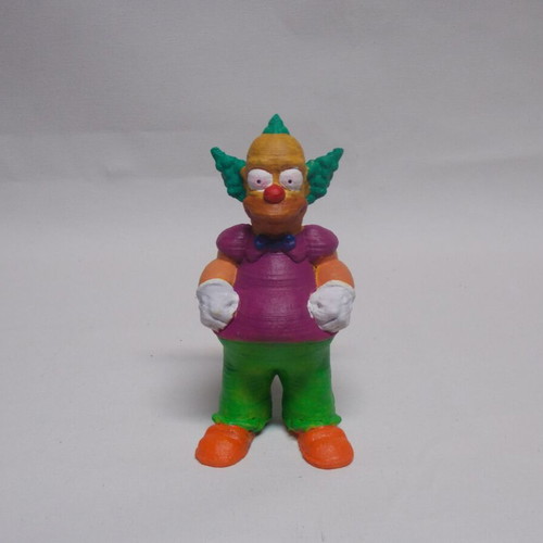 The Simpsons figure like new, 3D printed and hand painted