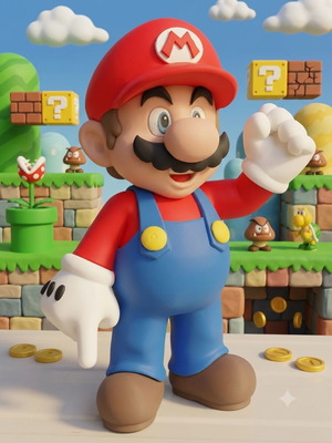 3D Super Mario figure made to order