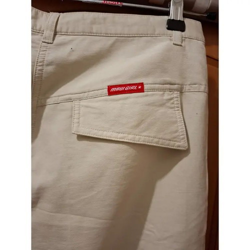 Vintage Maui Girl Bootcut Trouser Ecru Size M New