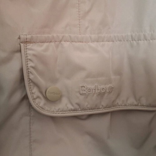 Barbour unisex beige jacket like new, sizes L-XL