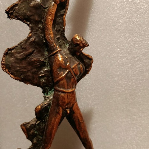 Icarus sculpture of Air Force used with break
