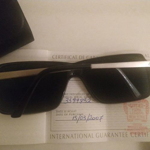 Cartier sunglasses used with box and papers