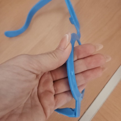 Plastic glasses used without lenses, large