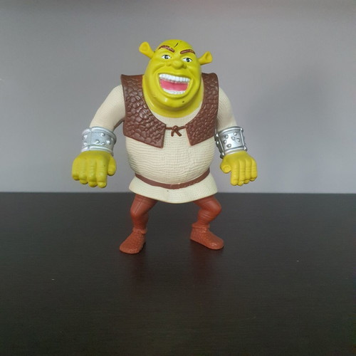 Shrek figure 2010 used, 12cm McDonald's collectible