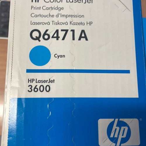 Hp Color Laserjet 3600 Q6471A Cyan original new